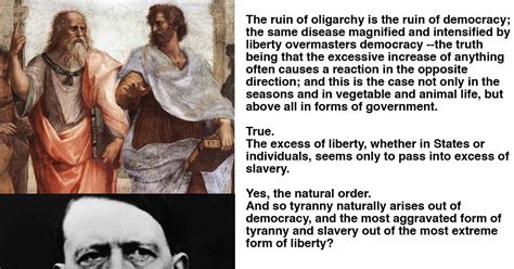 Plato on democracy and tyranny
